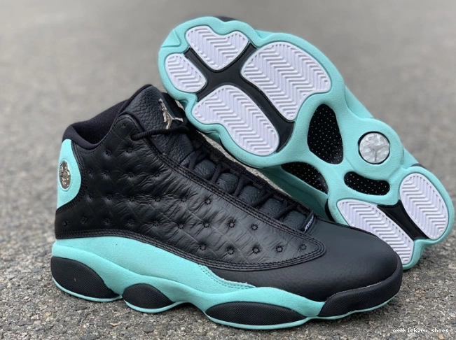 Rep Retro Black 13 Green Island Jordan 414571-030 Air 0605